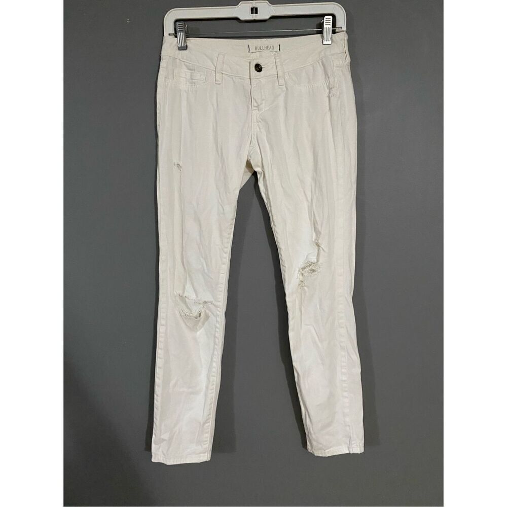 Bullhead White High Rise Skinny Jeans Size 1